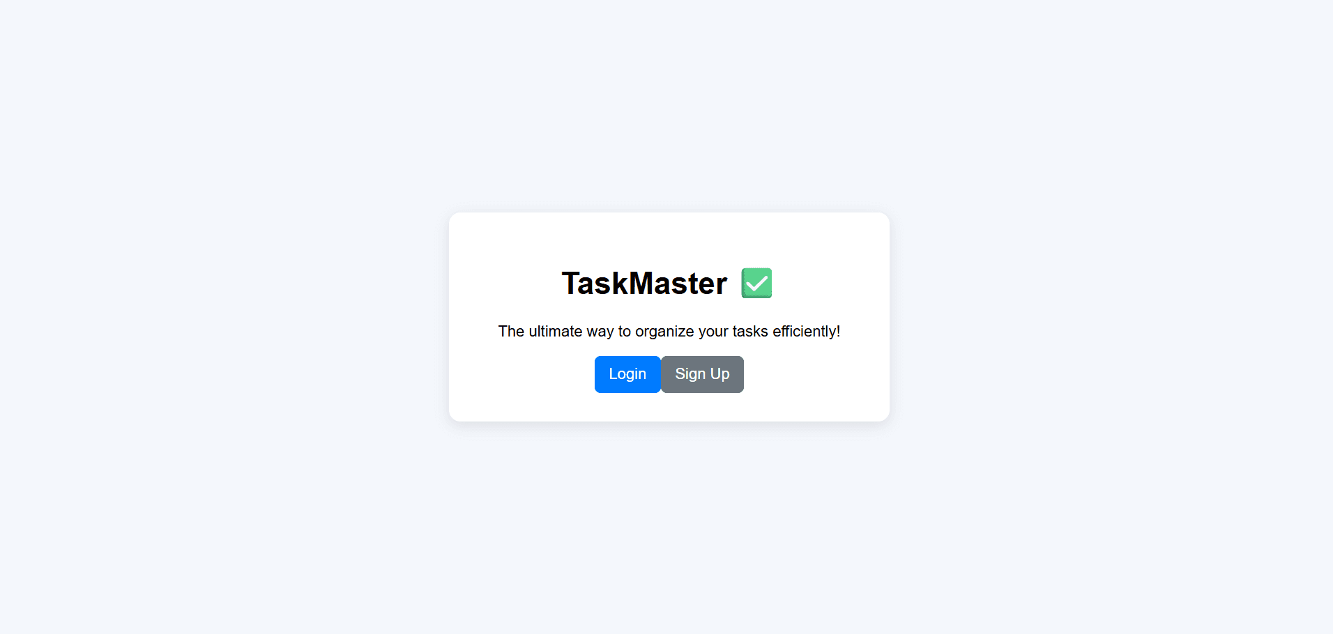 TaskMaster screenshot